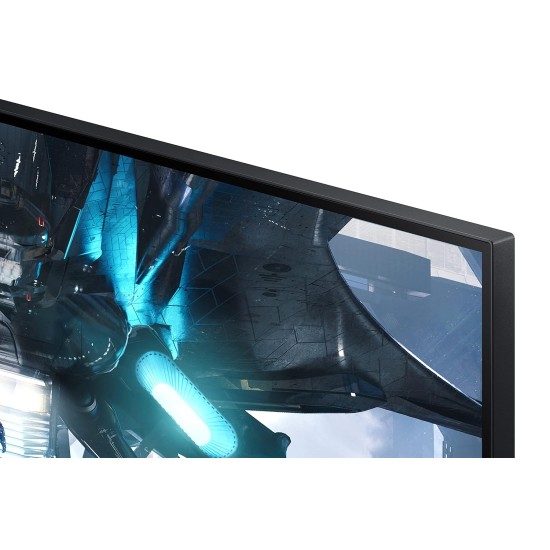 Samsung 28-inch(70.85cm) 4K Gaming, UHD, IPS, 144 Hz, 1ms, Flat Monitor, HAS, Bezel-Less, HDR400, G-Sync Compatible, FreeSync Premium, (LS28AG700NWXXL, Black)