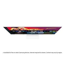 Samsung 32-inch(80cm) M7 4K UHD Smart 3,840 x 2,160 Monitor, Type-C, Smart TV apps, TV Plus, Office 365, Apple Airplay, Dex, Bluetooth, IOT, Speakers, Remote (LS32BM701UWXXL, White)