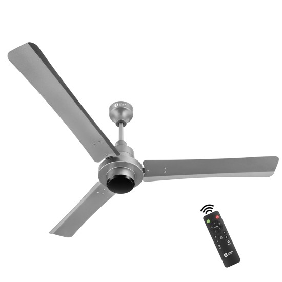 Orient Electric’s 1200 mm I Tome Remote| BLDC ceiling fan | BEE 5-star rated, consumes 26W at the highest speed| Saves up to 50% on electricity bills| Space Grey, pack of 1