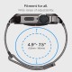 Spigen Metal Fit Pro Designed for Apple Watch Case with Band Series 9/8/SE2/7/6/SE/5/4 (41mm/40mm) - Black