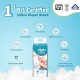 Amazon Brand - Supples Premium Baby Diaper Pants | 42 Baby Diapers | XXL | 15-25 Kg | 12 Hrs Absorption | Cushiony Cotton Soft Fabric | Phthalates-Free | Triple Leak Guard