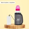 Mee Mee Portable Baby Bottle  Warmer 10 Mins to Warm Baby Milk Using with Quick USB Charging (Grey)