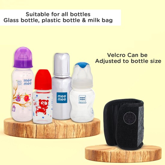 Mee Mee Portable Baby Bottle Warmer 10 Mins to Warm Baby Milk Using with Quick USB Charging (Grey)