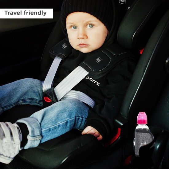 Mee Mee Portable Baby Bottle Warmer 10 Mins to Warm Baby Milk Using with Quick USB Charging (Grey)