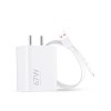 Mi Xiaomi Original 67W Fast Charger Combo/Rapid Charging with Qualcomm Quick Charge 3.0. Includes USB Type-C 6A Fast Charge Cable. Compatable with mobiles, laptops, and Power Banks (White) Mi Xiaomi Original 67W Fast Charger Combo/Rapid Charging with Qualcomm Quick Charge 3.0. Includes USB Type-C 6A Fast Charge Cable. Compatable with mobiles, laptops, and Power Banks (White)