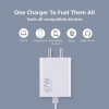 Mi Xiaomi Original 67W Fast Charger Combo/Rapid Charging with Qualcomm Quick Charge 3.0. Includes USB Type-C 6A Fast Charge Cable. Compatable with mobiles, laptops, and Power Banks (White) Mi Xiaomi Original 67W Fast Charger Combo/Rapid Charging with Qualcomm Quick Charge 3.0. Includes USB Type-C 6A Fast Charge Cable. Compatable with mobiles, laptops, and Power Banks (White)