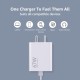 Mi Xiaomi Original 67W Fast Charger Combo/Rapid Charging with Qualcomm Quick Charge 3.0. Includes USB Type-C 6A Fast Charge Cable. Compatable with mobiles, laptops, and Power Banks (White)