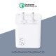 Mi Xiaomi Original 67W Fast Charger Combo/Rapid Charging with Qualcomm Quick Charge 3.0. Includes USB Type-C 6A Fast Charge Cable. Compatable with mobiles, laptops, and Power Banks (White)
