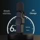 Careflection 2 in 1 K8 Wireless Microphone, Digital Mini Portable Recording Clip Mic with Receiver for All Type-C Lightning Mobile Phones Camera Laptop for Vlogging YouTube Online Class, Zoom Call
