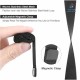 Techvor 22mm Stainless Steel Adjustable Magnetic Strap Band Compatible for Realme Watch S/Realme Watch S Pro (Black)