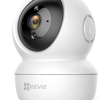 EZVIZ by HIKVISION |2K/4MP QHD Resolution Indoor Smart WiFi Baby/Pet Monitor Camera |Smart Night Vision |360 Visual Coverage |Motion Detection |Two-Way Talk |Micro SD Slot up to 256GB (C6N),White