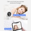 EZVIZ by HIKVISION |2K/4MP QHD Resolution Indoor Smart WiFi Baby/Pet Monitor Camera |Smart Night Vision |360 Visual Coverage |Motion Detection |Two-Way Talk |Micro SD Slot up to 256GB (C6N),White