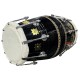 GT Manufacture Professional Dholak with Glassy Black Finish With Multi Feature Bag