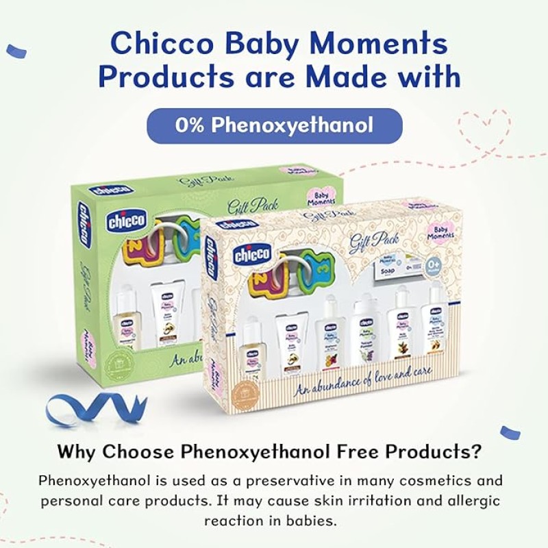 Chicco Baby Moments Delight Set Green, Gift Set for Babies, 0m+
