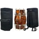 Gt Manufacturers Professional Bhajan Kirtan Dholak With Brown Glassy Glass Transparent Polish Wild Goat Skin Made Ring Fitting By Nut&Bold On Both Side By