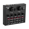 SOUNCE V8 plus Portable Audio Mixer Interface, Bluetooth Sound Card for Live Streaming/Recording/Podcast/Voice Change/Karaoke/Gaming/Singing with Sound Effects, 3.5mm Mic Jack for Guitar (V8 Black) SOUNCE V8 plus Portable Audio Mixer Interface, Bluetooth Sound Card for Live Streaming/Recording/Podcast/Voice Change/Karaoke/Gaming/Singing with Sound Effects, 3.5mm Mic Jack for Guitar (V8 Black)