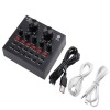 SOUNCE V8 plus Portable Audio Mixer Interface, Bluetooth Sound Card for Live Streaming/Recording/Podcast/Voice Change/Karaoke/Gaming/Singing with Sound Effects, 3.5mm Mic Jack for Guitar (V8 Black) SOUNCE V8 plus Portable Audio Mixer Interface, Bluetooth Sound Card for Live Streaming/Recording/Podcast/Voice Change/Karaoke/Gaming/Singing with Sound Effects, 3.5mm Mic Jack for Guitar (V8 Black)