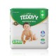 TEDDYY Baby Easy Pant Diapers Medium 74 Count (Pack of 1), 7-12 kgs, 10 hrs Leak Protection, Anti - Bacterial