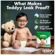 TEDDYY Baby Easy Pant Diapers Medium 74 Count (Pack of 1), 7-12 kgs, 10 hrs Leak Protection, Anti - Bacterial