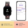 Chumbak Squad 2.0 Smartwatch - 1.7 inch SpO2, with 24 * 7 Health Tracking with Blood Oxygen, Fitness, Sports & Sleep Tracking for Women Chumbak Squad 2.0 Smartwatch - 1.7 inch SpO2, with 24 * 7 Health Tracking with Blood Oxygen, Fitness, Sports & Sleep Tracking for Women