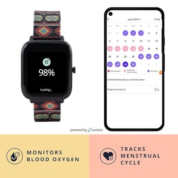 Chumbak Squad 2.0 Smartwatch - 1.7 inch SpO2, with 24 * 7 Health Tracking with Blood Oxygen, Fitness, Sports & Sleep Tracking for Women Chumbak Squad 2.0 Smartwatch - 1.7 inch SpO2, with 24 * 7 Health Tracking with Blood Oxygen, Fitness, Sports & Sleep Tracking for Women