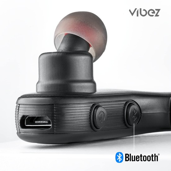 Vibez by Lifelong 32GB Inbuilt Storage Wireless Earphones | IPX 4 Sweat and Water Resistant Earbuds, Supports Bluetooth v.5.31 with Noise Cancellation, 15 Hrs Playtime ( VBB3201 Ultra