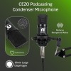 Cezo BM 800 Condenser Microphone Kit Set with V8 Sound Card, Boom Arm Stand, Pop Shield Recording Studio Equipment Full Set with 3.5mm Mic for Smartphones Live Streaming Youtubers - Black Cezo BM 800 Condenser Microphone Kit Set with V8 Sound Card, Boom Arm Stand, Pop Shield Recording Studio Equipment Full Set with 3.5mm Mic for Smartphones Live Streaming Youtubers - Black
