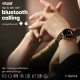 Vibez by Lifelong Smartwatch for Women with 2 Silicone Straps, Bluetooth Calling, HD Display, Multiple Watch Faces, Sports Modes, Health Tracking (VBSWW27,Emerald)