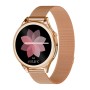 (Refurbished) Vibez by Lifelong Xena Smartwatch for Women with HD Display| ECG+PPG|Body Temprature|24x7 Heart Rate & SpO2 Tracking| Sports Mode|IP68|10 Days Battery Backup(VBSWW126, Gold)