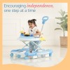 LuvLap Comfy 2-in-1 Baby Walker & Rocker with Parental Push Handle, Anti Fall, Anti Skid Mechanism, Height Adjustable with Light, Rattle & Musical Toys, Cushioned Walker for Baby 6-18months (Blue) LuvLap Comfy 2-in-1 Baby Walker & Rocker with Parental Push Handle, Anti Fall, Anti Skid Mechanism, Height Adjustable with Light, Rattle & Musical Toys, Cushioned Walker for Baby 6-18months (Blue)