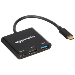 Adapter 3-in-1 USB Type C (Black)