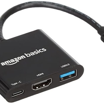 Adapter 3-in-1 USB Type C (Black)