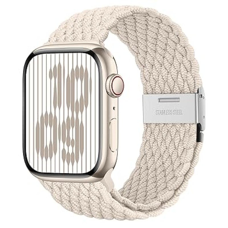 XMUXI Compatible with Apple Watch Series 9 8 7 Strap 45mm 41mm Braided Nylon Replacement Band compatible with IWatch ultra 49mm series SE/6/5/4 44mm 40mm(Watch Not Included) XMUXI Compatible with Apple Watch Series 9 8 7 Strap 45mm 41mm Braided Nylon Replacement Band compatible with IWatch ultra 49mm series SE/6/5/4 44mm 40mm(Watch Not Included)