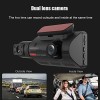 Sprugal Car Dashcam || DVR Camera 360 Degree Lens || FHD 1080P IPS Screen || Night Vision || Parking Monitoring