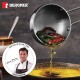 Bergner TriPro TriPly Stainless Steel 12cm Tadka Pan, 500ml Capacity, For Spice Tempering/Seasoning, Long Wire Handle, Laser-Etched Scale, Smooth Finished Surface, Induction Bottom and Gas Stove Ready