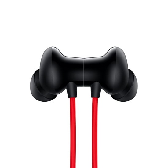 OnePlus Bullets Z2 Bluetooth Wireless in Ear Earphones with Mic, Bombastic Bass, 10 Mins Charge - 20 Hrs Music, 30 Hrs Battery Life (Acoustic Red)