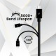 FLiX (Beetel Flow USB to Micro USB PVC Data Sync & 12W(2.4A) Fast Charging Cable,Made in India,480Mbps Data Sync,Solid Cable,1 Meter Long cable for all Andriod & Micro USB Devices (Black)(XCD-FPM01)