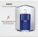 Havells AQUAS Water Purifier (White and Blue), RO+UF, Copper+Zinc+Minerals, 5 stage Purification, 7L Tank, Suitable for Borwell, Tanker & Municipal Water