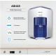 Havells AQUAS Water Purifier (White and Blue), RO+UF, Copper+Zinc+Minerals, 5 stage Purification, 7L Tank, Suitable for Borwell, Tanker & Municipal Water