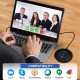 Audio Array AM-C5 USB Plug & Play Conference Mic for Mac OS & Windows | Conference, Recording, Skype, Online Class with Range Upto 5M | One Touch Mute Button & Light Indicator (NOT A Speaker)