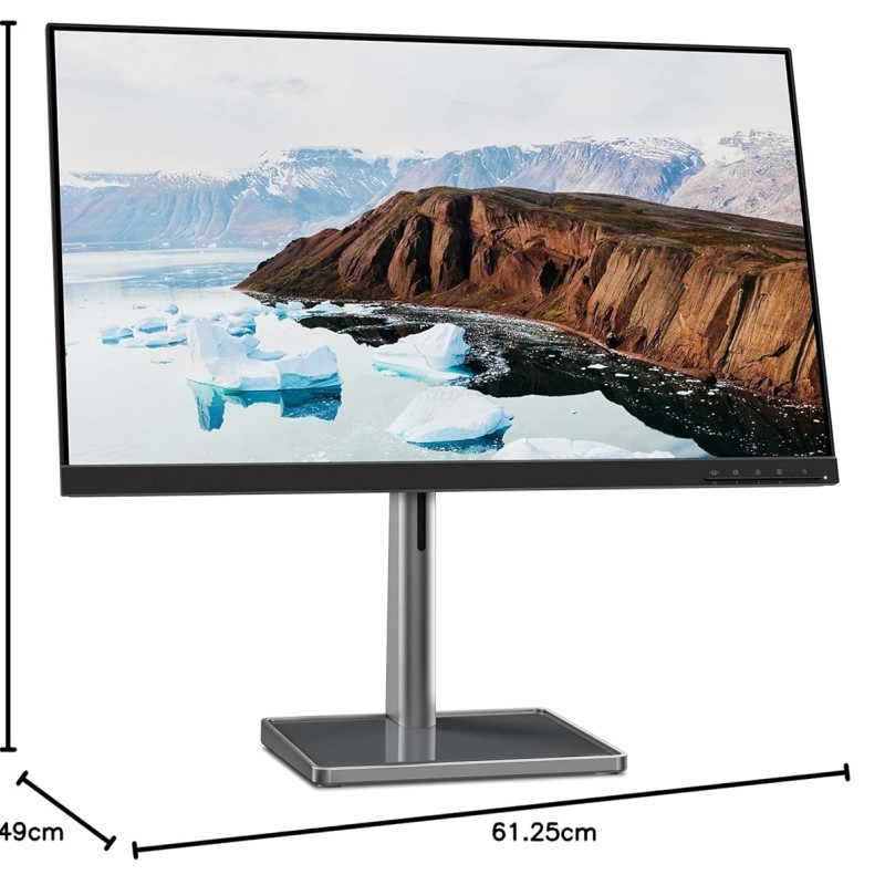 Lenovo L-Series 27 inch (68.58cm) FHD IPS Monitor |16.7m Colors, AMD FreeSync, USB-C Port, 3Wx2 Speakers, HDMI, VGA, PD-45W, Tilt Swivel Pivot Height Adjust Stand for Home & Office, L27m-30 Black Lenovo L-Series 27 inch (68.58cm) FHD IPS Monitor |16.7m Colors, AMD FreeSync, USB-C Port, 3Wx2 Speakers, HDMI, VGA, PD-45W, Tilt Swivel Pivot Height Adjust Stand for Home & Office, L27m-30 Black