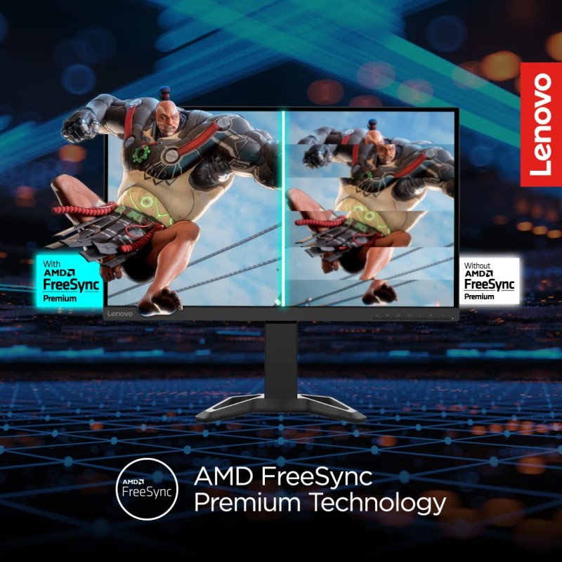 Lenovo Gaming G-Series 27 inch (68.58cm) 2K QHD VA Monitor, 2560 x 1440 Pixels 165Hz, 1ms, WLED, AMD Radeon FreeSync Compatible,HDMI, DP, Height Adjust Tilt Stand with Natural Low Blue Light, G27q-30 Lenovo Gaming G-Series 27 inch (68.58cm) 2K QHD VA Monitor, 2560 x 1440 Pixels 165Hz, 1ms, WLED, AMD Radeon FreeSync Compatible,HDMI, DP, Height Adjust Tilt Stand with Natural Low Blue Light, G27q-30