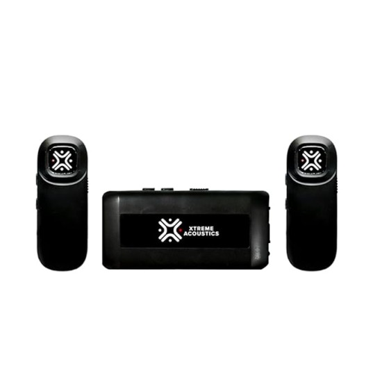 Xtreme Acoustics XAWL603 Wireless UHF Dual Channel Lavalier Microphone with 3.5mm Camera and Mobile Cable for Singing, Audio Video Recording, YouTube Xtreme Acoustics XAWL603 Wireless UHF Dual Channel Lavalier Microphone with 3.5mm Camera and Mobile Cable for Singing, Audio Video Recording, YouTube