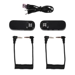 Xtreme Acoustics XAWL603 Wireless UHF Dual Channel Lavalier Microphone with 3.5mm Camera and Mobile Cable for Singing, Audio Video Recording, YouTube Xtreme Acoustics XAWL603 Wireless UHF Dual Channel Lavalier Microphone with 3.5mm Camera and Mobile Cable for Singing, Audio Video Recording, YouTube