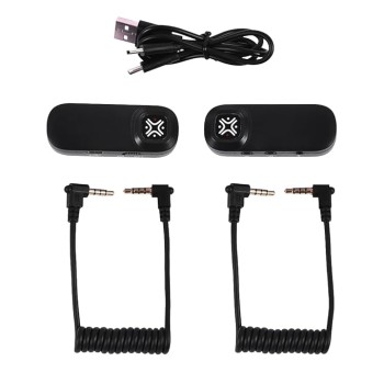 Xtreme Acoustics XAWL603 Wireless UHF Dual Channel Lavalier Microphone with 3.5mm Camera and Mobile Cable for Singing, Audio Video Recording, YouTube Xtreme Acoustics XAWL603 Wireless UHF Dual Channel Lavalier Microphone with 3.5mm Camera and Mobile Cable for Singing, Audio Video Recording, YouTube