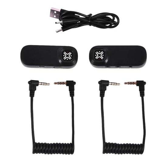 Xtreme Acoustics XAWL603 Wireless UHF Dual Channel Lavalier Microphone with 3.5mm Camera and Mobile Cable for Singing, Audio Video Recording, YouTube Xtreme Acoustics XAWL603 Wireless UHF Dual Channel Lavalier Microphone with 3.5mm Camera and Mobile Cable for Singing, Audio Video Recording, YouTube