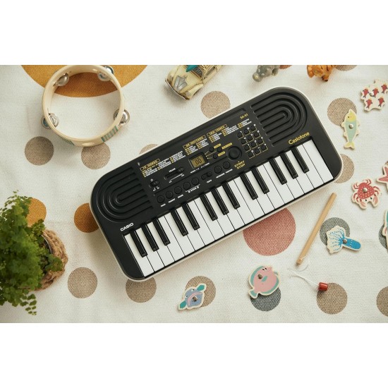 Casiotone Mini Keyboard SA-51 with Piano tones, Black