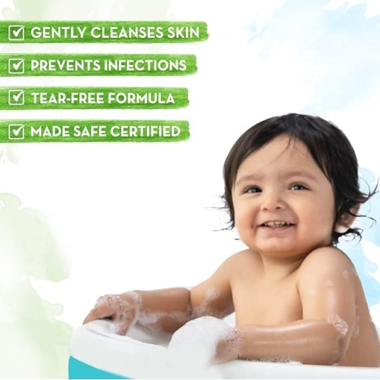 Mamaearth Coco Soft Body Wash For Babies - 400 ml | Infused with Coconut Milk & Turmeric | Tear Free Cleanser, Gently Cleanses Skin & Prevents Infections