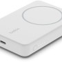 (Refurbished) Belkin 5000 mAh Magsafe Wireless Power Bank | 7.5W Wireless Fast Charging | Compatible w/iPhone 17, Air, Pro, ProMax, AirPods, Google Pixel 10, etc. | 2 Years Warranty | White