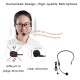 ZORBES® Voice-Amplifier Microphone Headset Set - 2200 mAh, Support TF Card/Flash Drive, with Strap Belt, Portable Voice Amplifier for Teachers